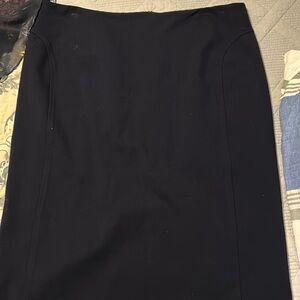 Talbots Navy Knit Skirt, Size 12